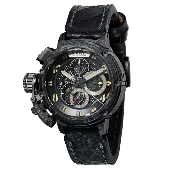 black-case-u-boat-chimera-8057-replica-watches
