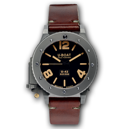Best Christmas Needs Wonderful Gifts: UK Black Dial U-Boat U-42 6157 Replica Watches