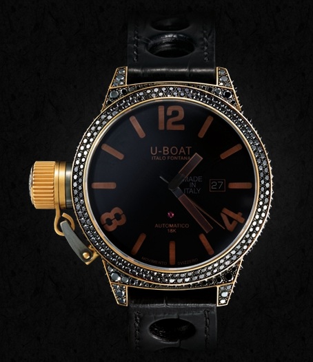 Black Swan —— U-Boat Precious Fake Watches UK With Black Dials At Low Price