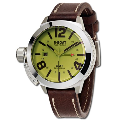 U-Boat Classico 8051 GMT Replica Hot Watches With Beige Dials For UK Sale