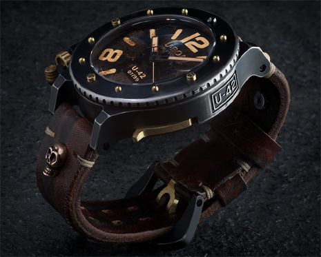 These Wonderful UK Replica U-Boat U-42 BK Chrono Gold 47MM Watches Show You What Is  Retro Style