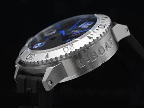 The stainless steel fake watch is designed for men.