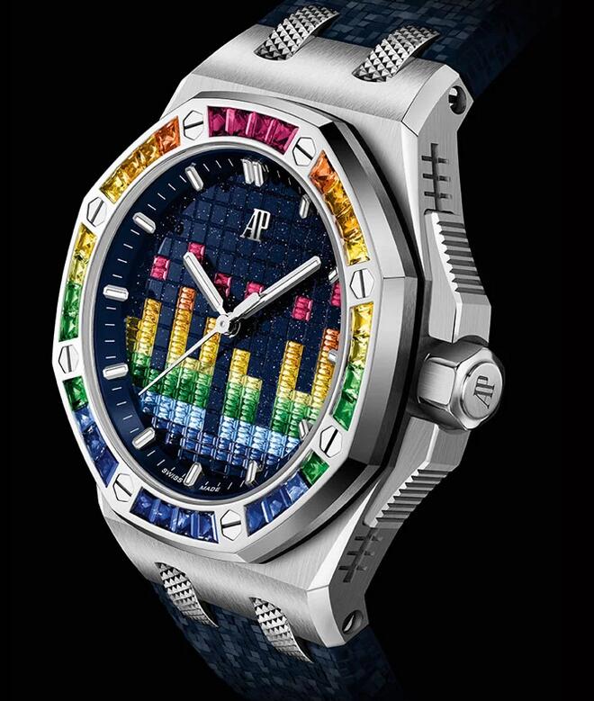 AAA Swiss Audemars Piguet Royal Oak Offshore Music Edition Replica Watches UK Get A Swanky Equalizer Watch Face