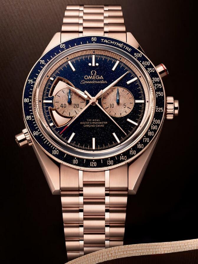 2022 UK Fake Omega’s New Gold Speedmaster Chrono Chime Watches Feature Its Most Complicated Movement Ever Created